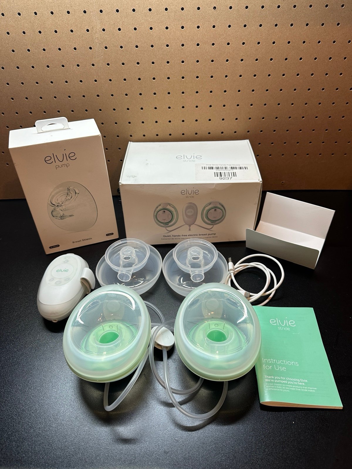 Elvie Stride Double Electric Breast Pump open box works