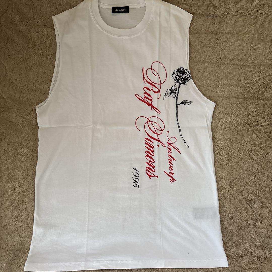 Raf Simons Rose Print Tank Top