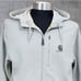 Carhartt Full Zip Hoodie Sweatshirt Relaxed Fit Gray Mens Size M