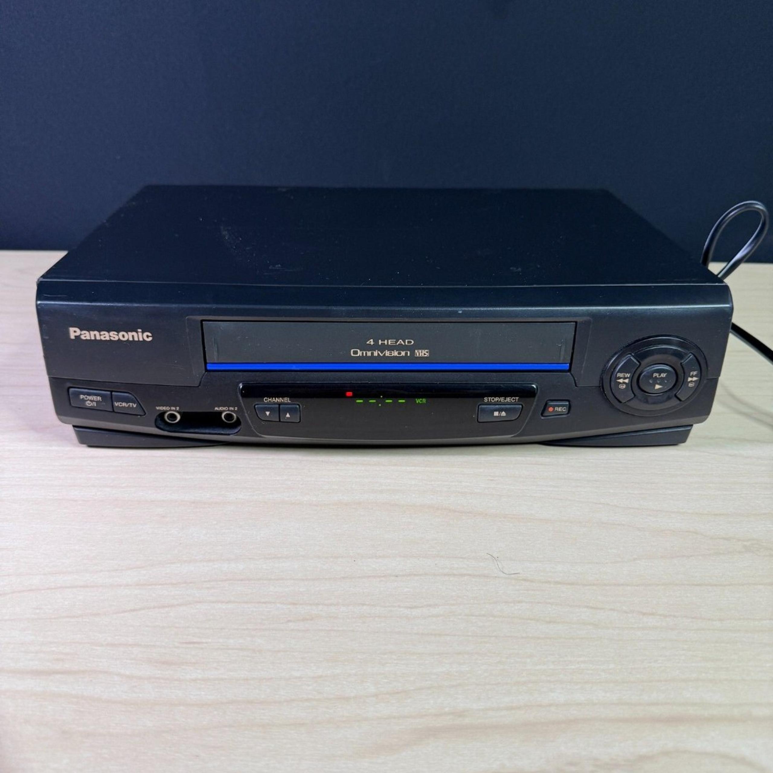Panasonic PV-V4021 4-Head Omnivision VHS Blue Line VCR Player/Recorder/No Remote
