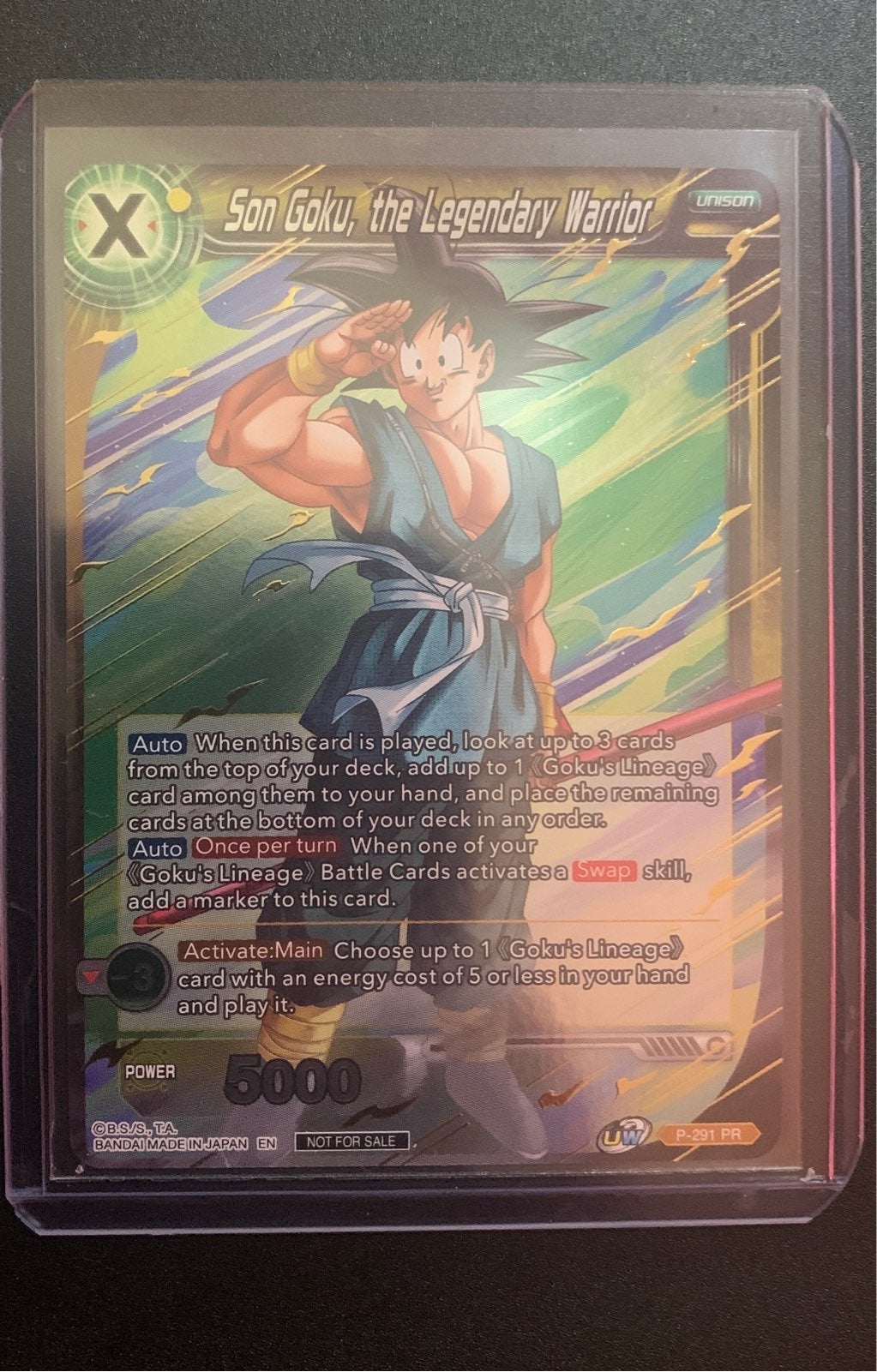 Promo dragon ball card