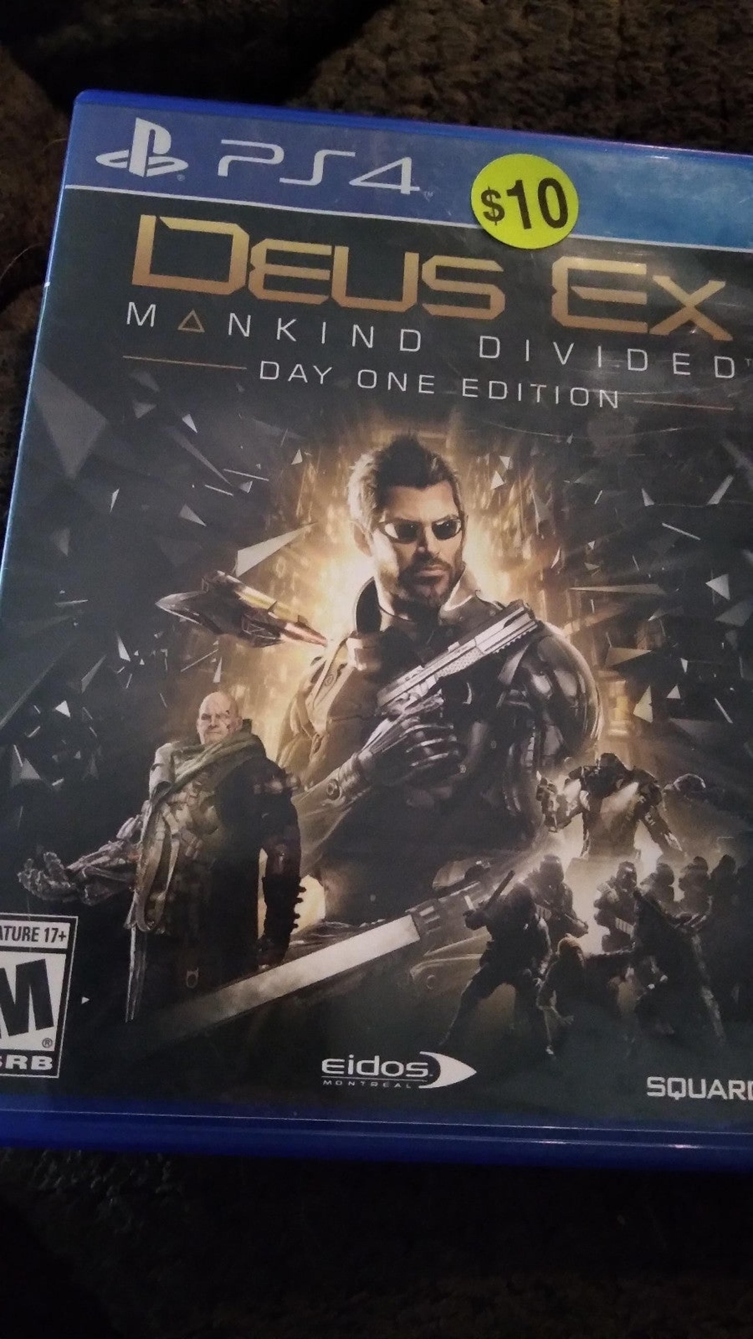 Deus Ex Mankind Divided Day One Edition PS4 - PlayStation