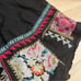 Johnny Was Black Linen Embroidered Scoop Neck Swing Tunic Mini Dress Size XS