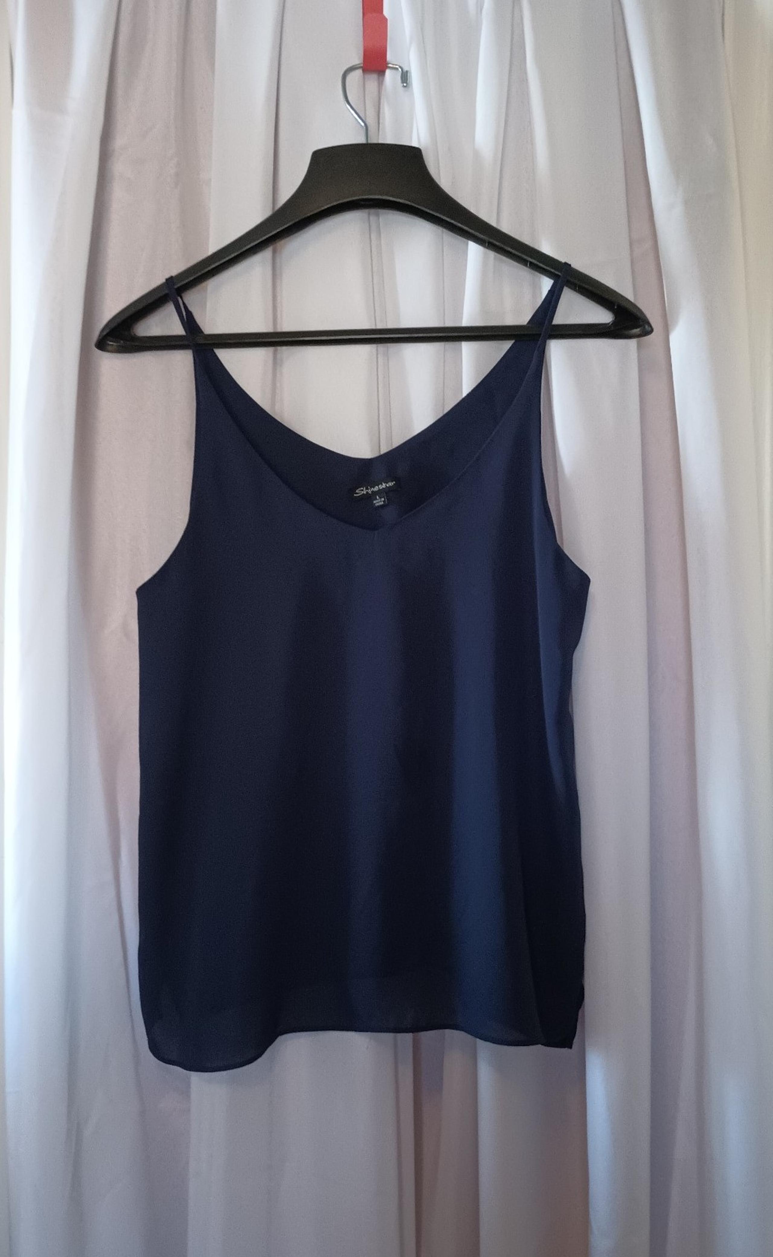 Shinestar Navy Blue Cami Size Large