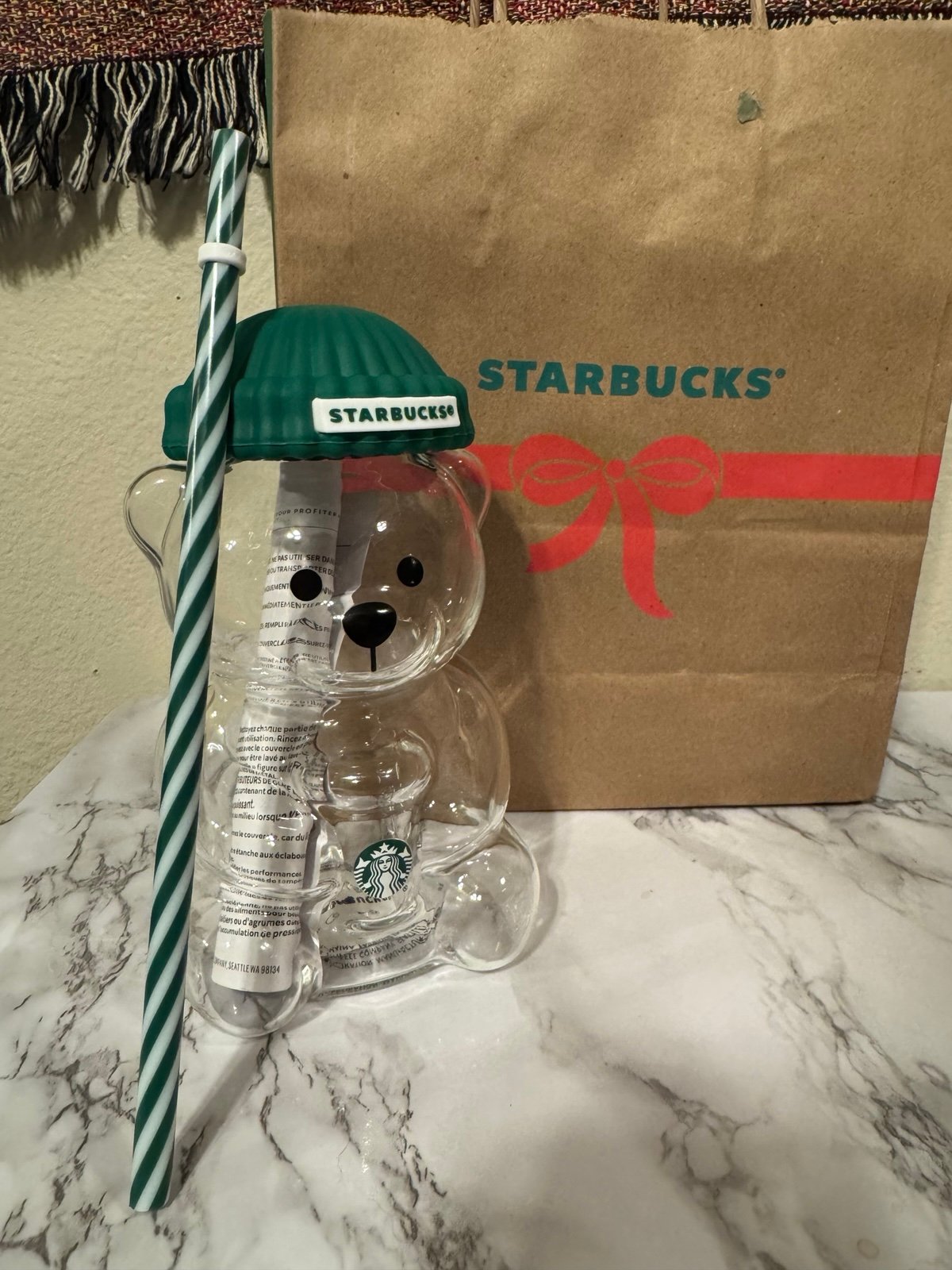 Starbucks 2025 barista bear cup