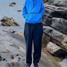 80s vintage US-made L.L.Bean anorak parka L blue