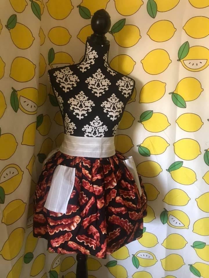 Bacon theme waist apron medium