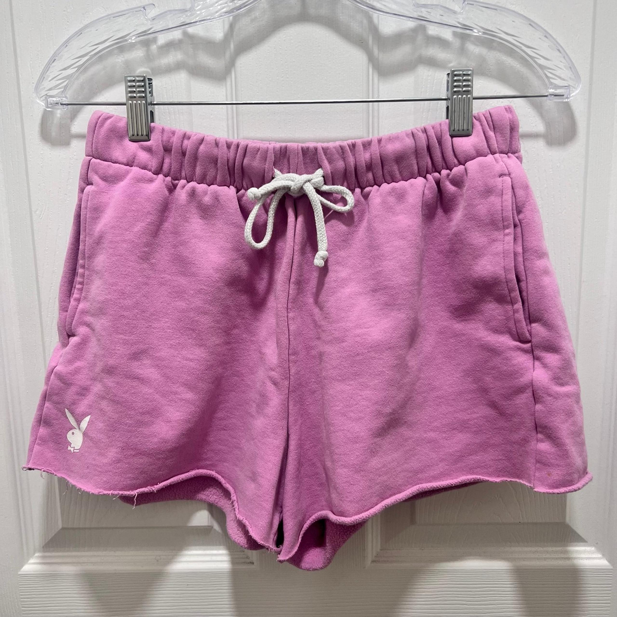 Playboy by PacSun Shorts Pink Women’s Juniors Bottoms Athletic Pants size M