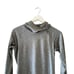 Nike Running Women's Shirt Hooded Long Sleeve Zip Pocket Gray Stretch Top SZXS