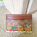 NWT Coach Holiday Essential Card Case In Signature Canvas With Train