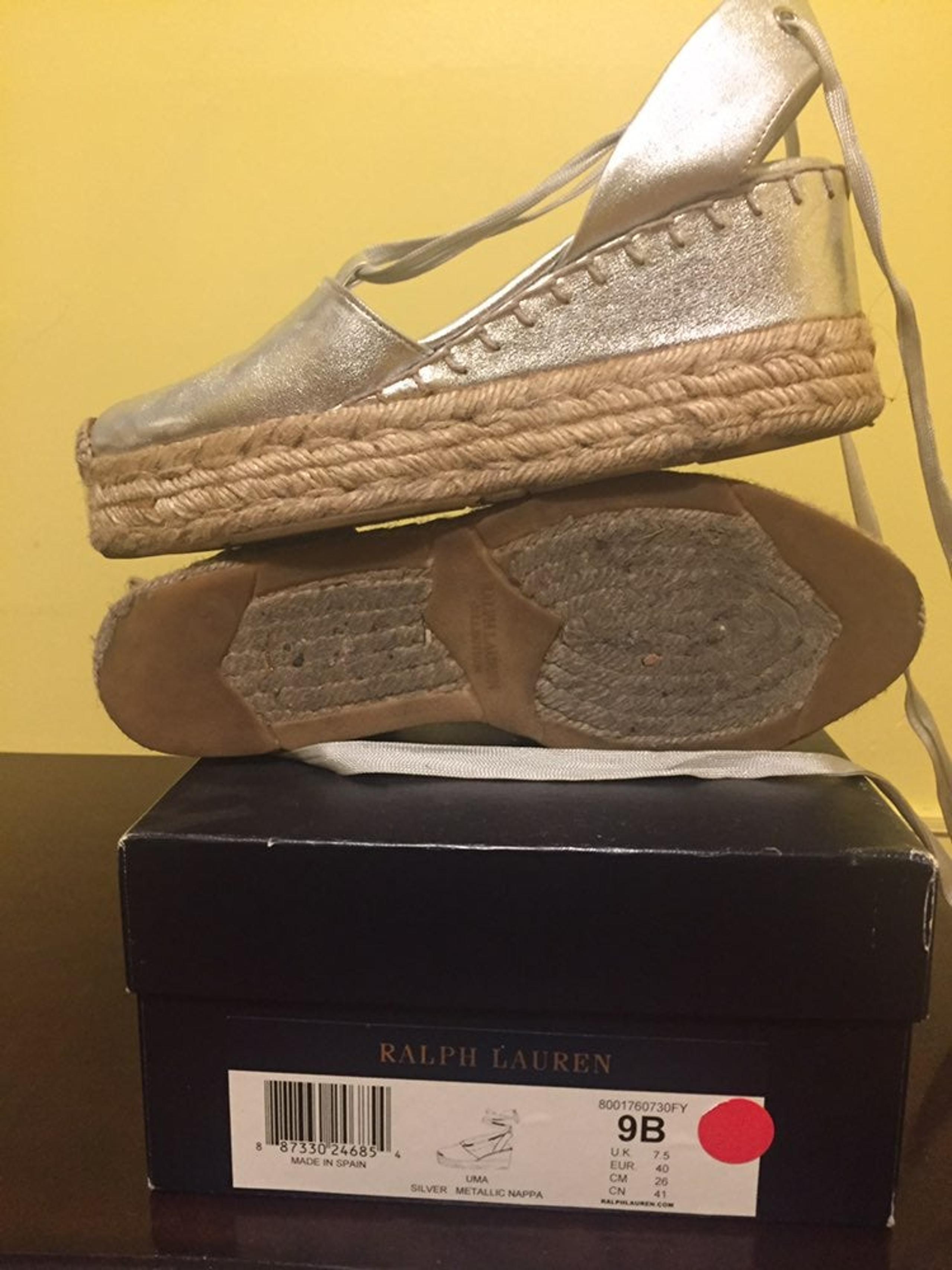 Ralph Lauren leather Espadrilles