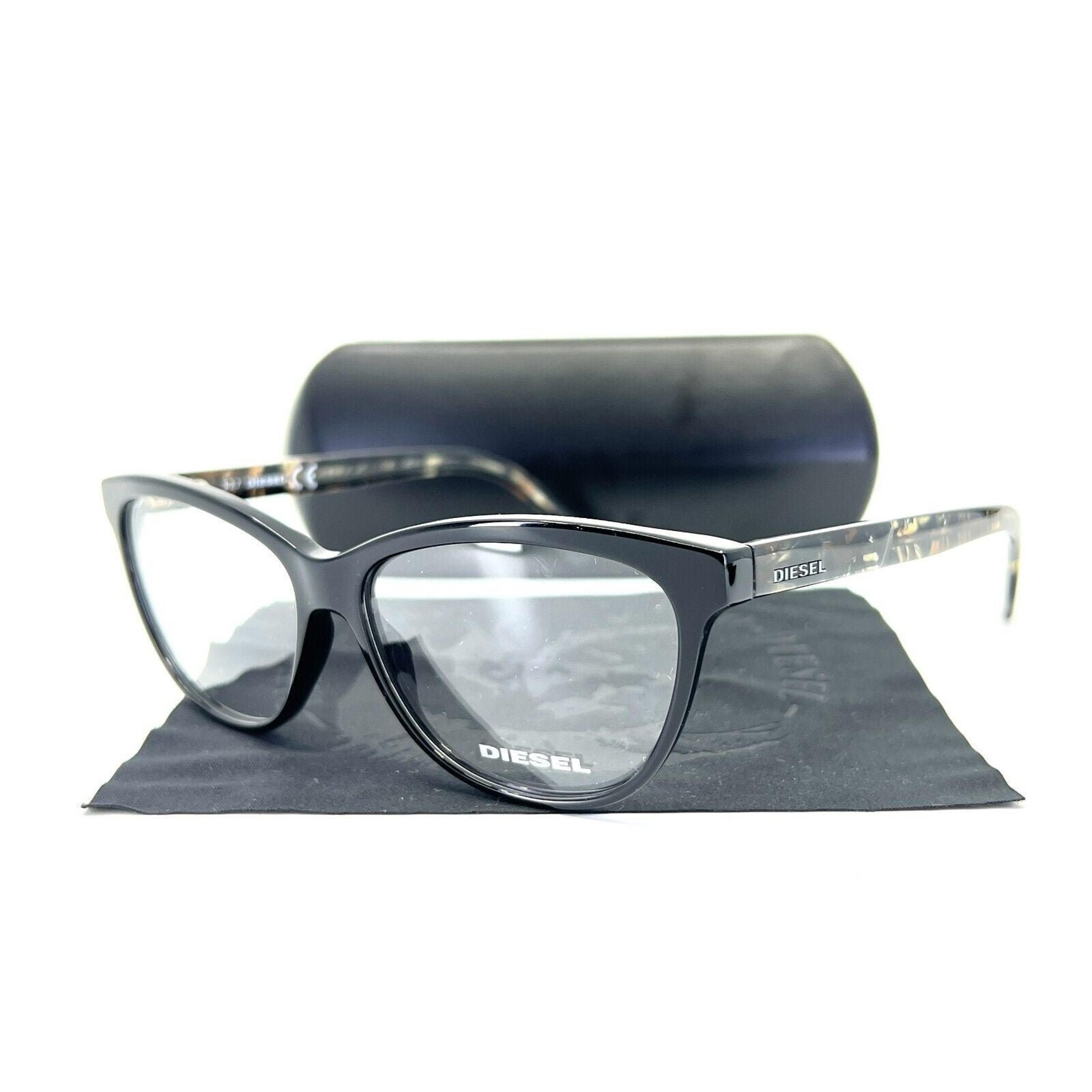 Diesel DL5188 col.001 Tortoise Black Full Rim Eyeglasses Frames 53[]13 140 mm