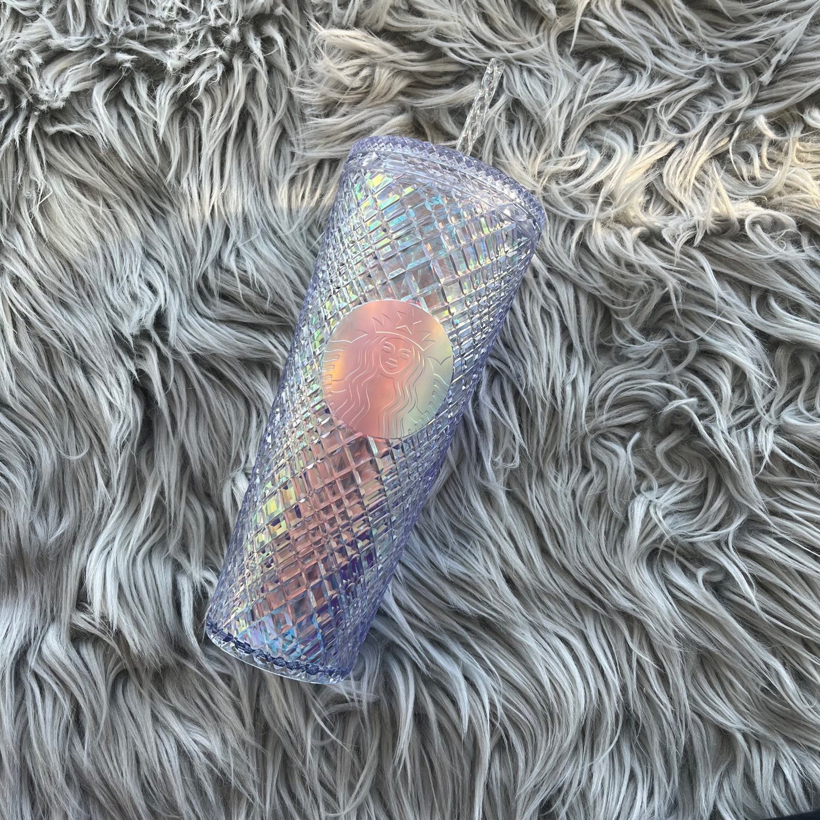 Starbucks Iridescent Tumbler Cup Unicorn Holiday 2022 24 oz