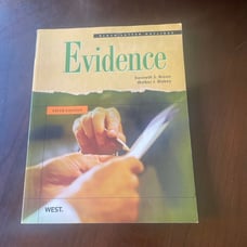 Evidence Black Letter Outlines 5th Edition