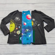 4/5 Crewcuts Space Graphic Tee Bundle, 3 Pc