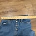 Levi's Mile High Wide Leg Crop Button Fly Women's Blue Jeans Size 28