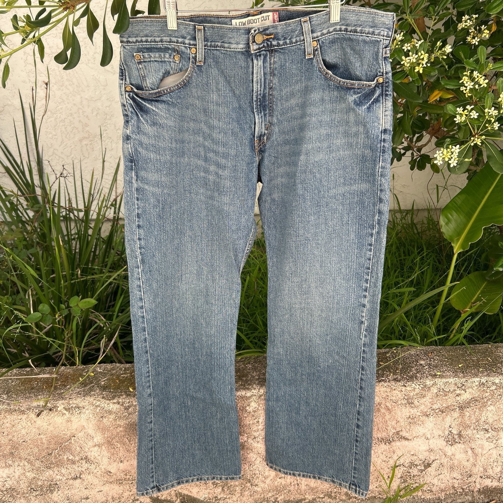 Vintage 2007 Levi’s 527 Low Boot Cut Jeans Blue 100% Cotton 38x31