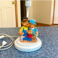 Vintage Berenstain Bears Princess House Lamp