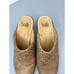 Sofft women's 7M brown leather studded slip on mules clogs casual comfort shoes