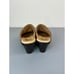 Sofft women's 7M brown leather studded slip on mules clogs casual comfort shoes