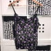 Victoria's Secret Purple Black Velvet Lace-Back Cami Set / Large NWT