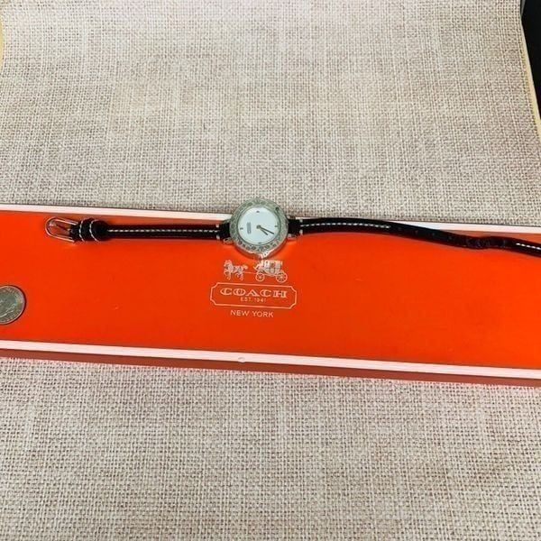 AS IS Coach Brown Leather Watch