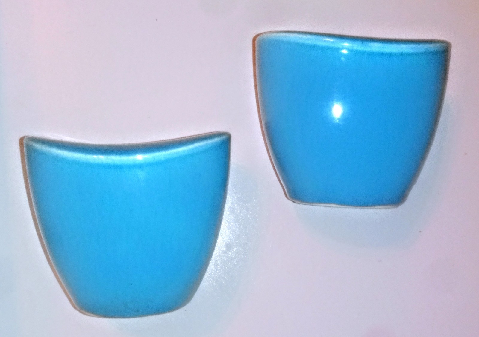 Homer LAUGHLIN EPICURE blue salt and pepper shakers MCM S&P midcentury modern