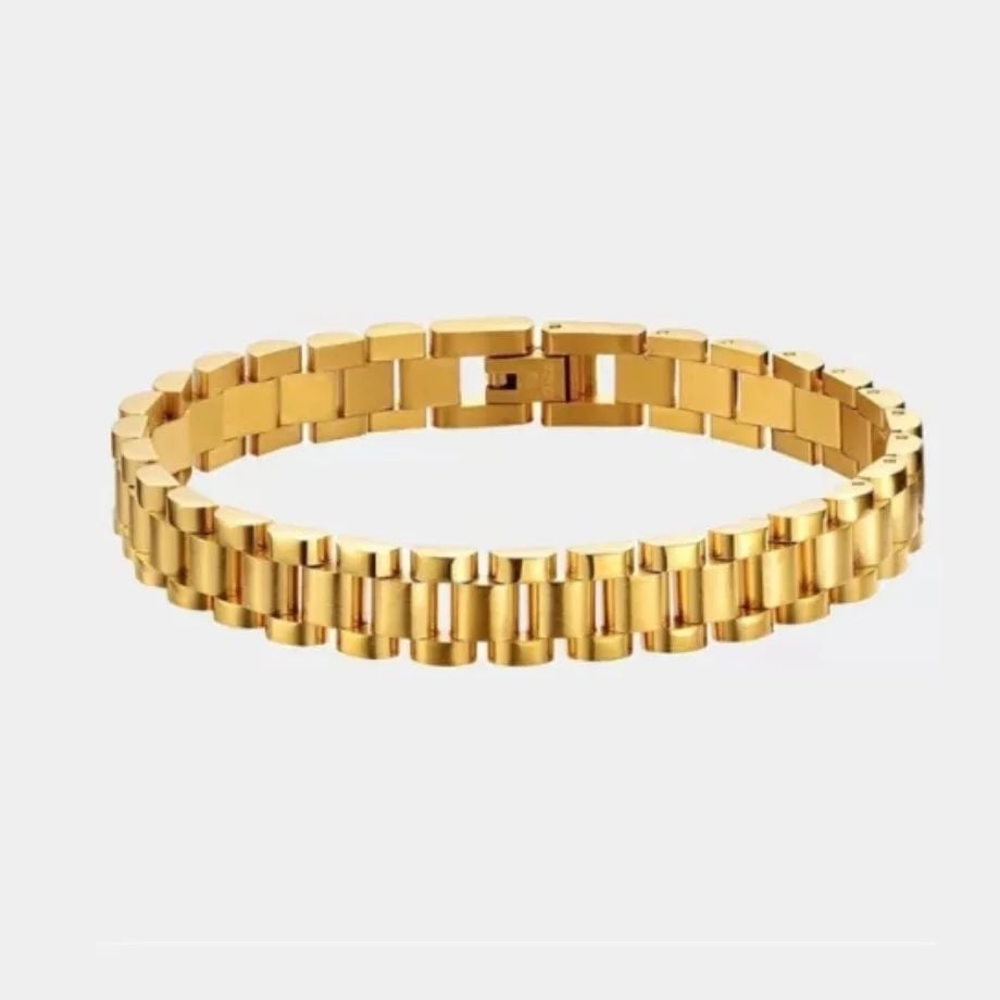 *SALE* 14k yellow gold plated sicily Watchband Bracelet