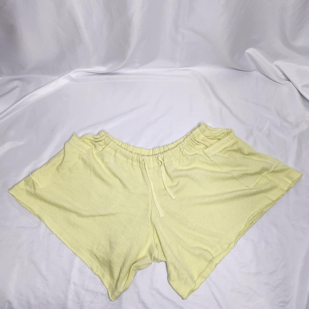 Intimately Free People Women’s Shorts Green Organic Cotton Sleep Oversized S