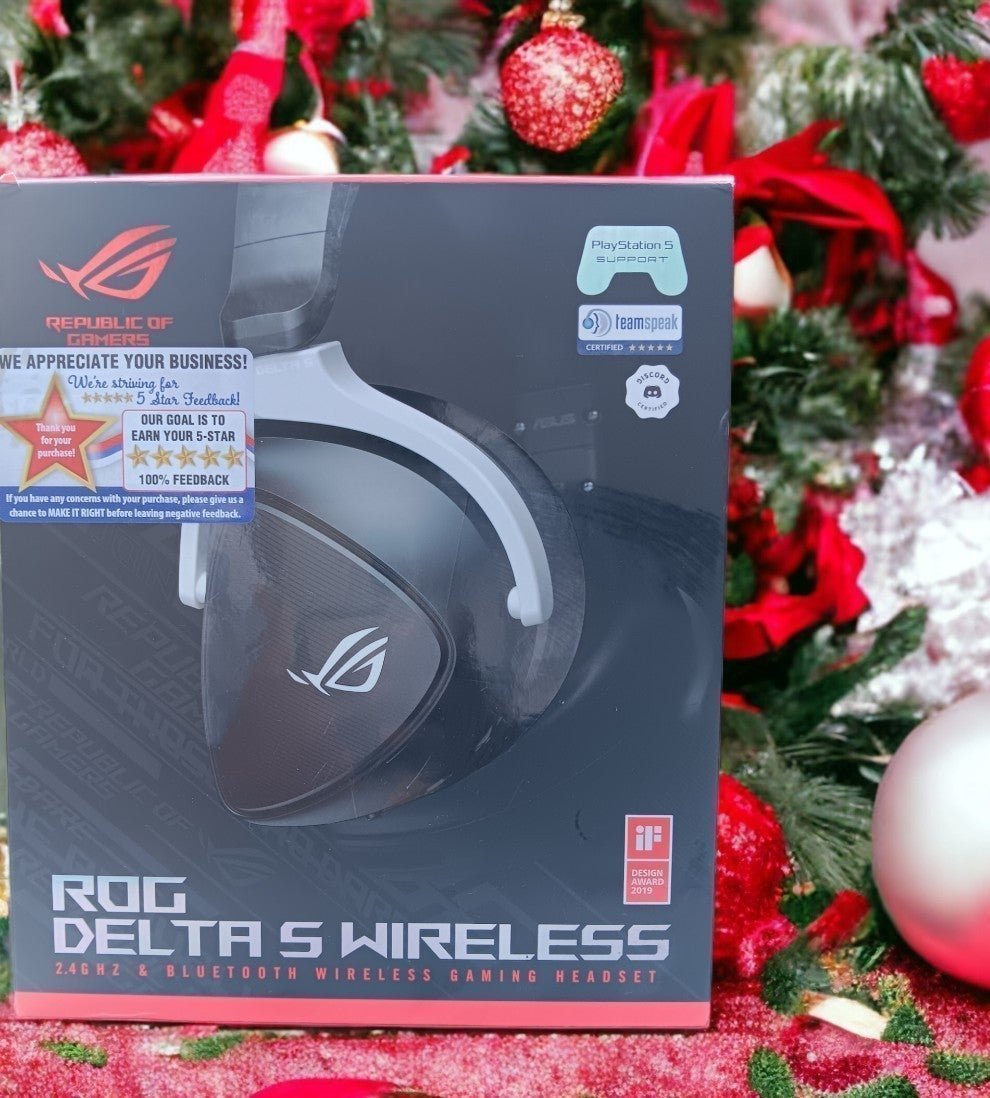 ASUS ROG Delta S Wireless Gaming Headset AI Beamforming Mic, 7.1 Surround Sound