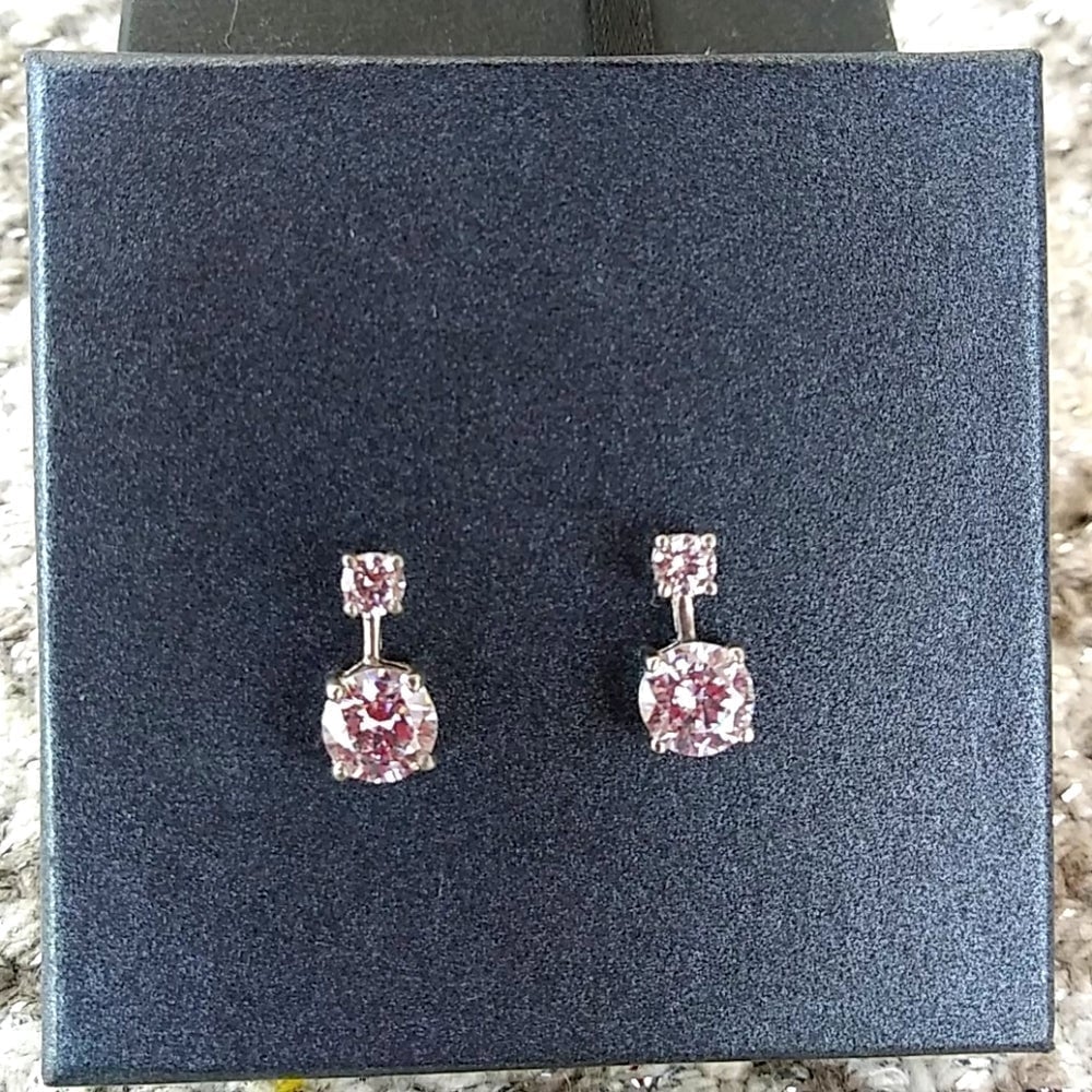 925 Sterling Silver cz Earrings