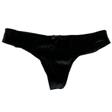NWT VICTORIA'S SECRET Very Sexy Thong Pantie/Underwear Sz M Black Velvet