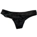 NWT VICTORIA'S SECRET Very Sexy Thong Pantie/Underwear Sz M Black Velvet