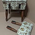 Vintage GILBERT & RYAN Sewing Chair with Storage Under Seat Mid-Century