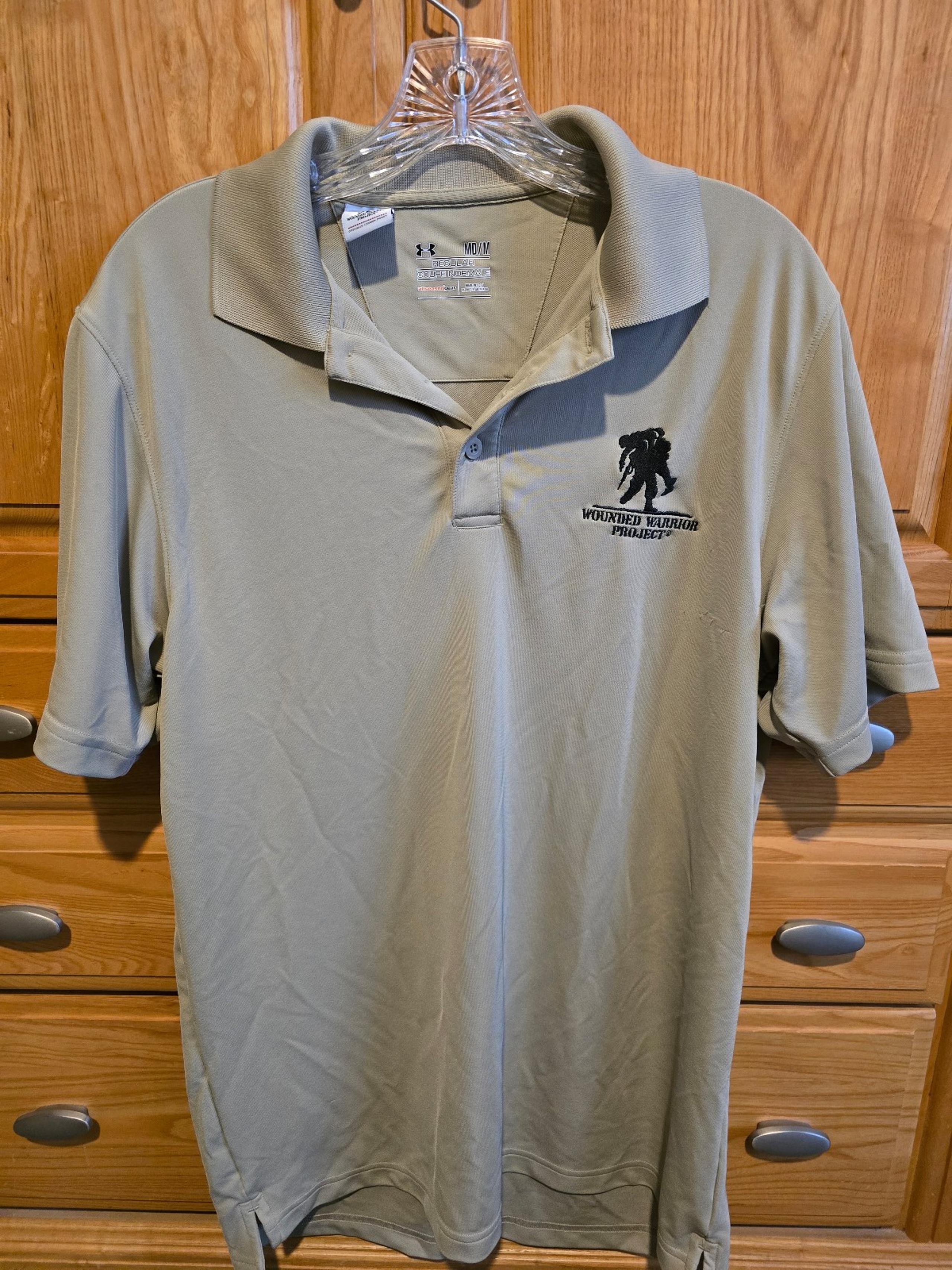 Wounded Warrior Project Polo size Medium - Under Armour