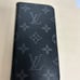 Auth LOUIS VUITTON iPhone 8 Folio M62193 Eclipse BC4157 Accessory Case