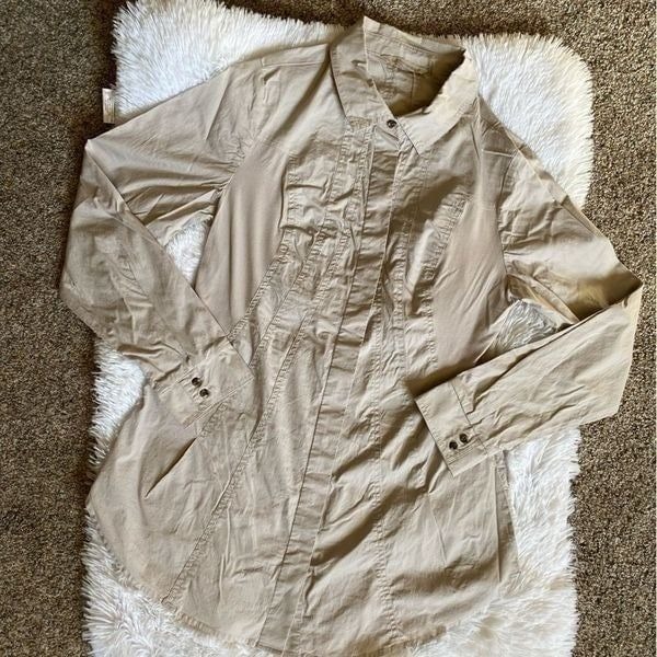 Soft Surroundings Button Front Shirt Size Small