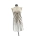 Vintage 70s 80s California Dynasty White Lace and Satin Rose Lingerie Slip Dress