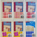 Smead ALPHA-Z Alphabetic Color Coded Labels Lot of 6 Pks - Letters N J V Year 11