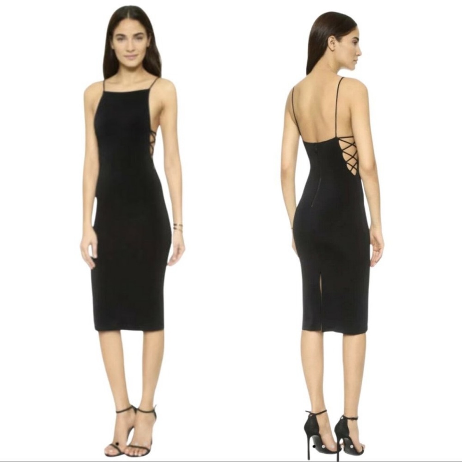 ALICE + OLIVIA Kia Air Midi Dress Dusty Pink NWT in Size 10