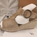 Via Spiga Nolan Espadrille Suede/Leather Wedge Sandals. Size 9. NIB.