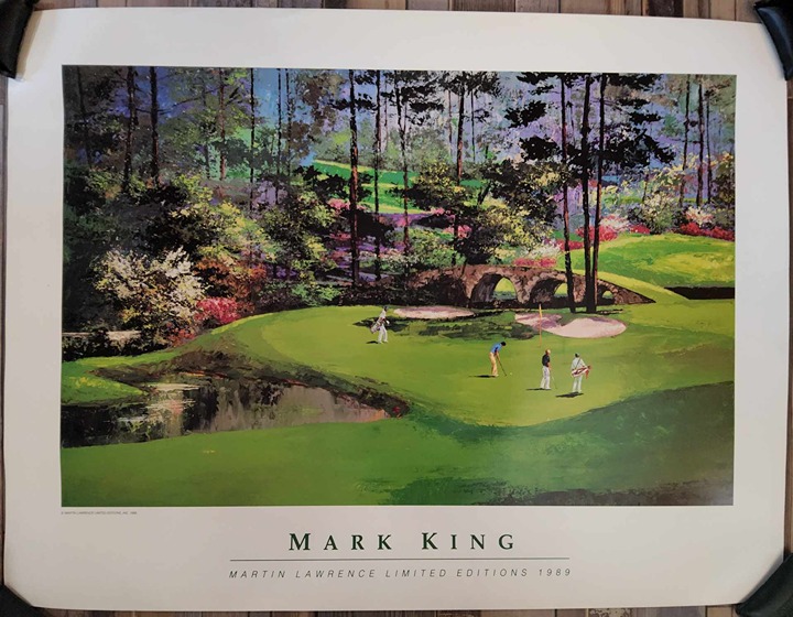MARK KING “Augusta #11” Martin Lawrence Limited Edition 1989