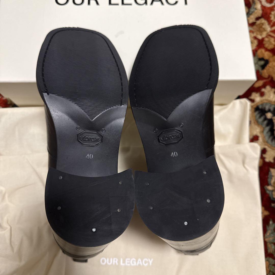 OUR LEGACY LOW SHAFT BOOT Black 40