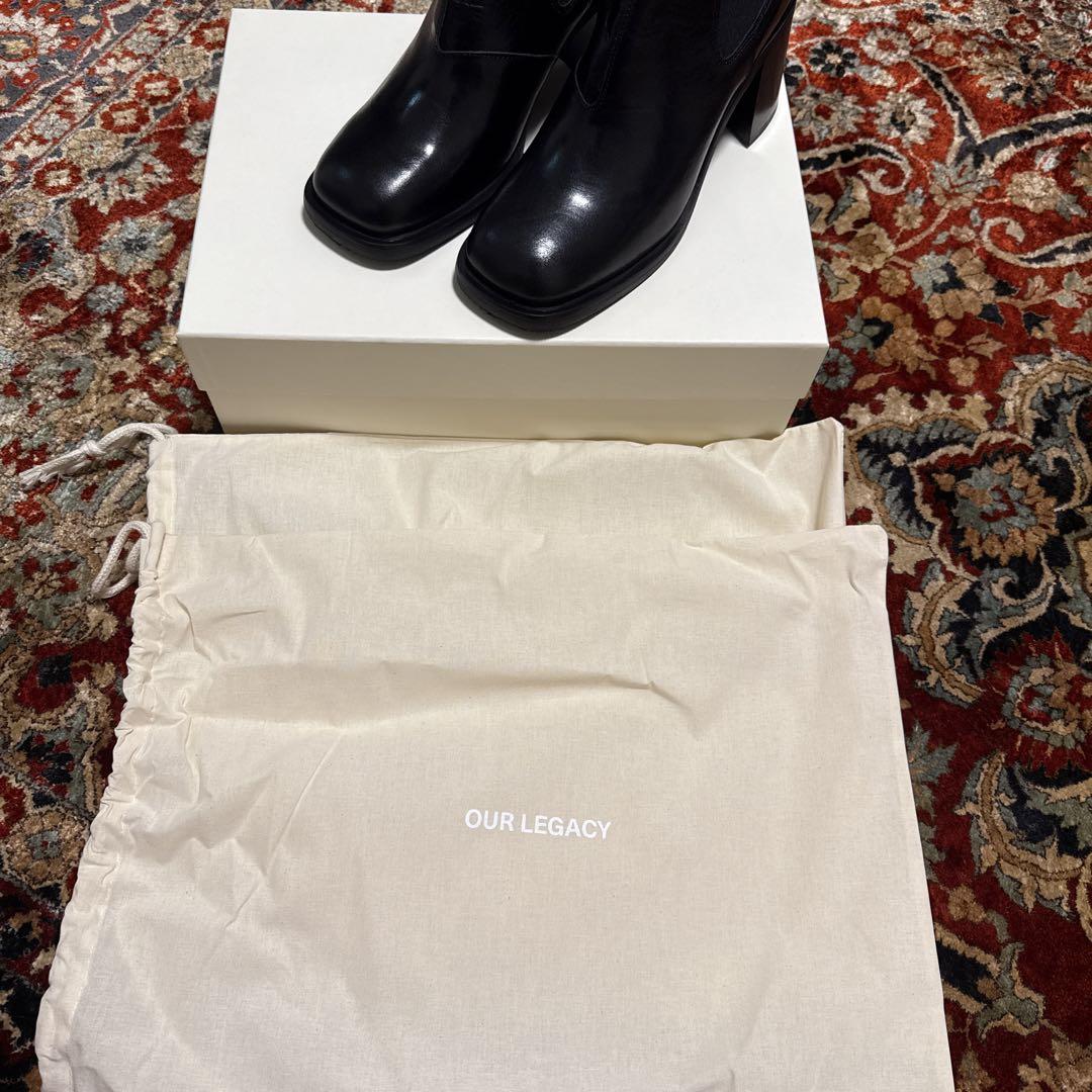 OUR LEGACY LOW SHAFT BOOT Black 40