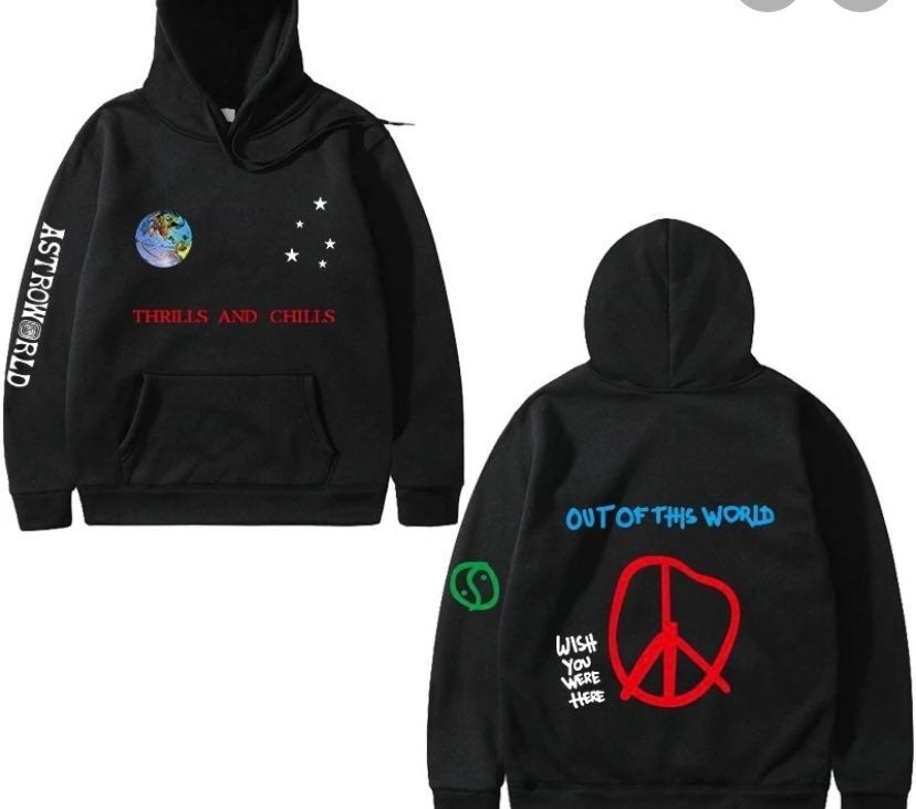 Travis Scott Hoodie (Thrills and Chills)
