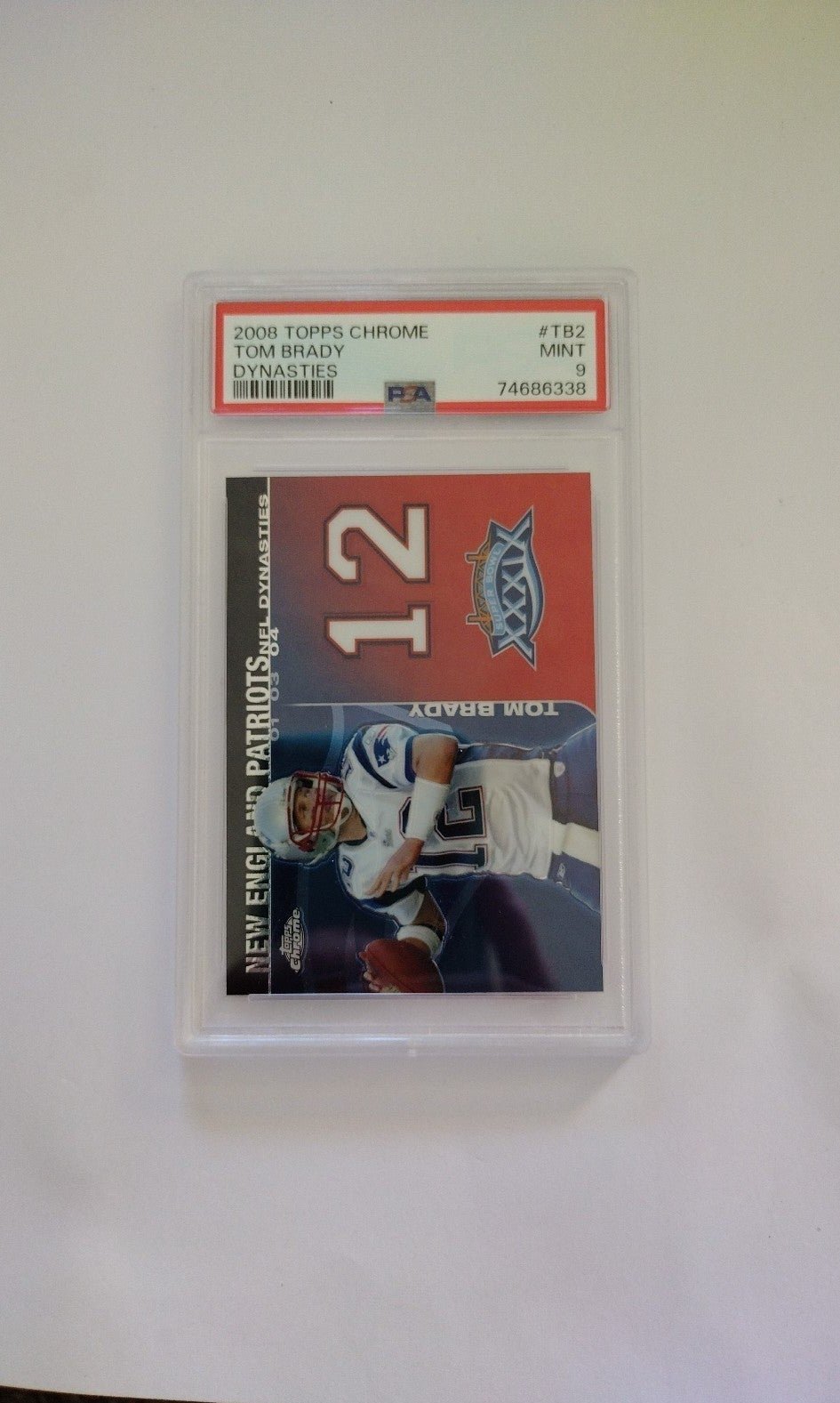 Tom Brady PSA 9 2008 Topps Chrome Dynasties