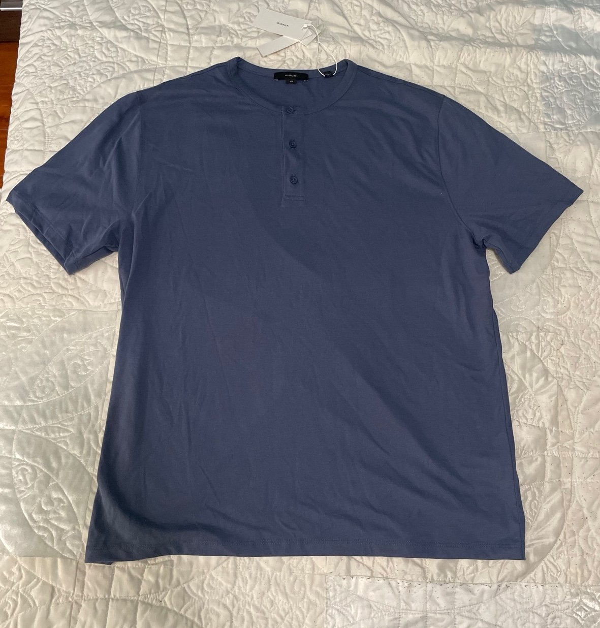 Vince Cotton Henley Shirt