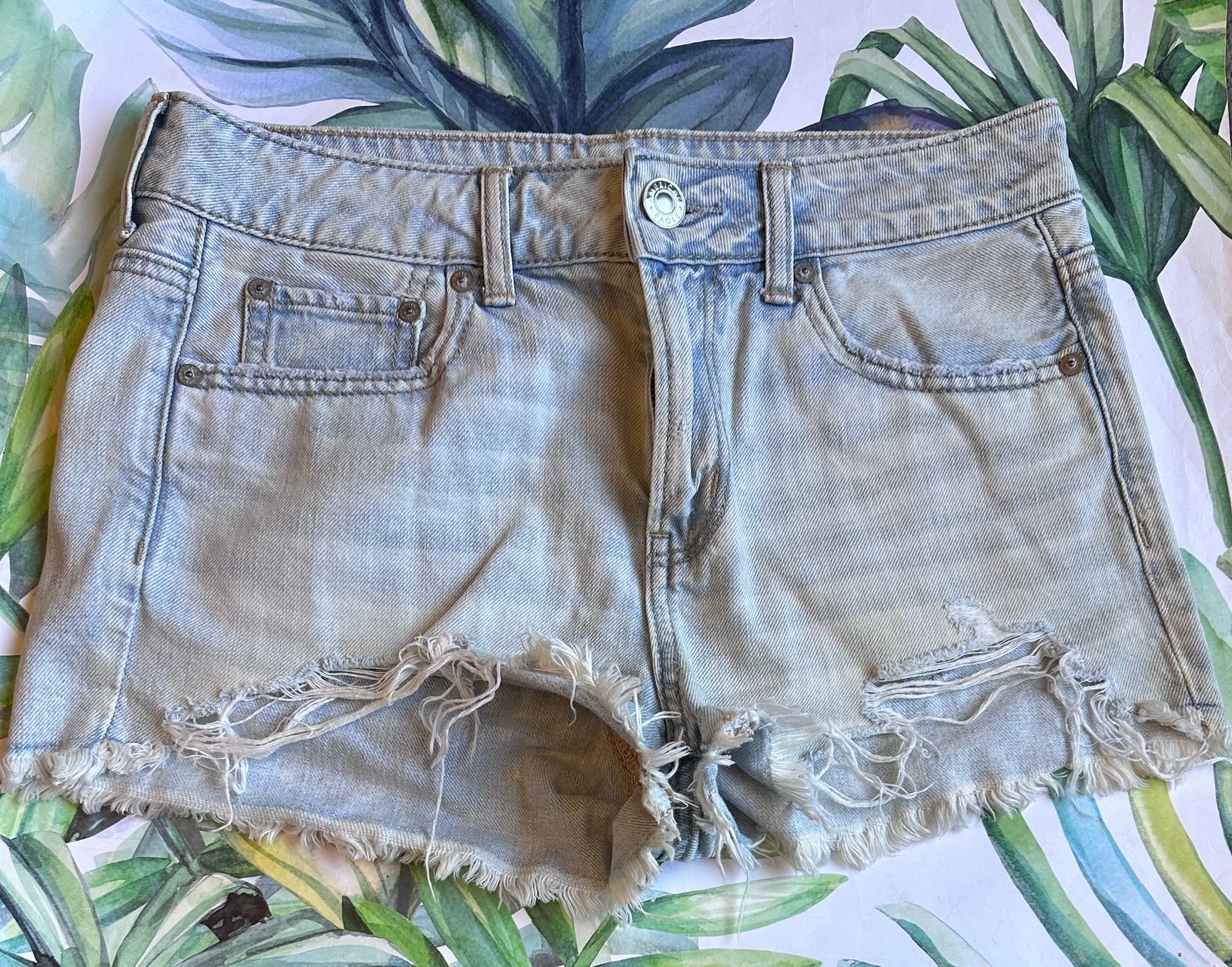 American Eagle Tom Girl Short Jean shorts