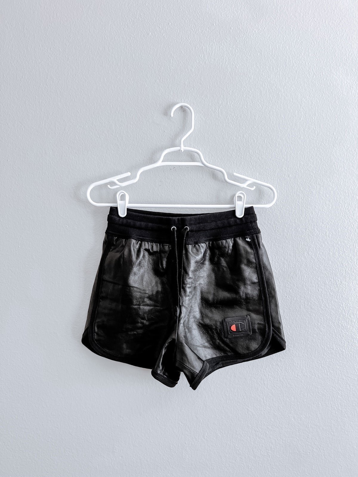 Champion x Coach Leather Shorts BNWT