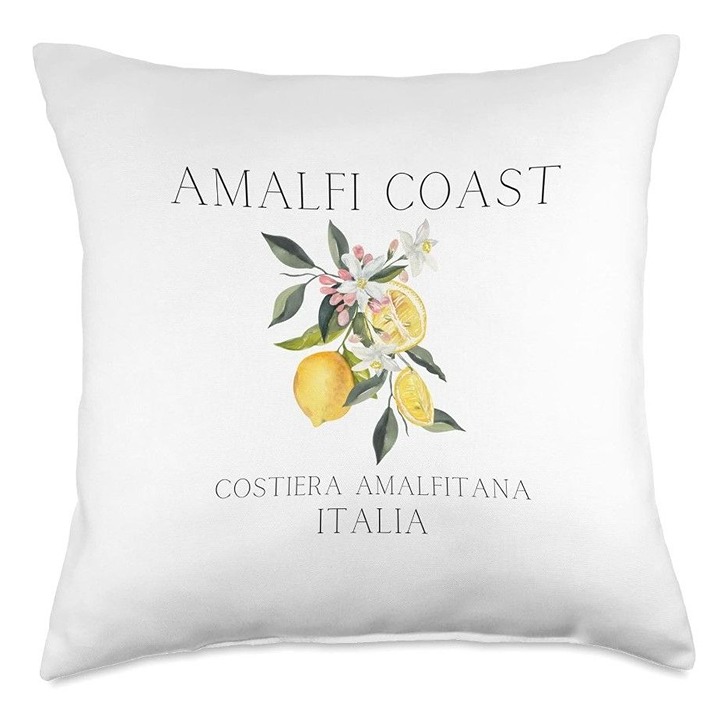 Amalfi Coast Leamons Throw Pillow 4 Pack - 18 x 18